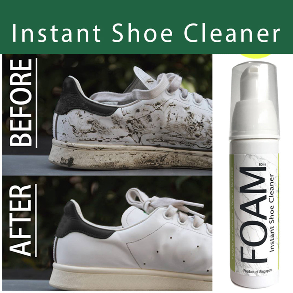 Instant Foam Shoe Cleaner 100ml