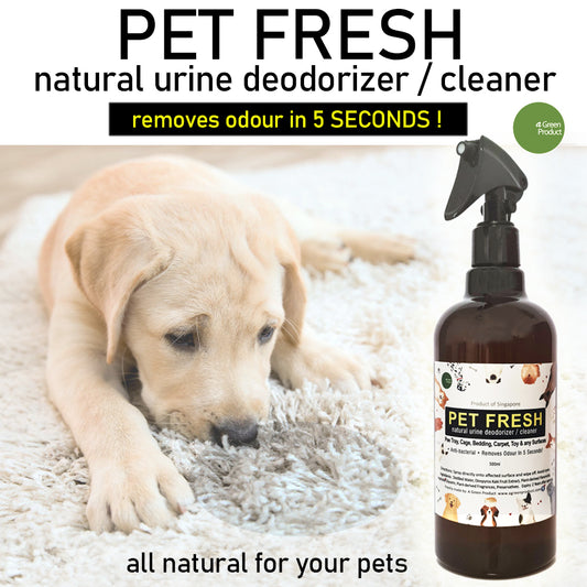 Natural Pet Deodorizer Stain Cleaner Spray 500ml