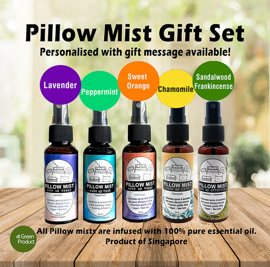 Sleep Therapy Pillow Mist Gift Box (5pc) Assist Sleep Aromatherapy Lavender